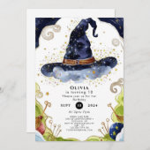 Eenvoudige Boho Magic Wizard Verjaardag Kaart (Voorkant / Achterkant)