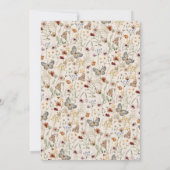 Eenvoudige boho monogram save the date (Achterkant)