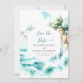 Eenvoudige Boho Nautical Wedding Save The Date (Voorkant)