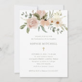 Eenvoudige Boho Neutrale Waterverf Vloerbevestigin Kaart (Voorkant)