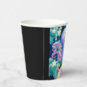 Eenvoudige Boho Octopus Verjaardag Papieren Bekers (Rechts)