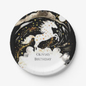 Eenvoudige boho paard verjaardag papieren bordje (Voorkant)