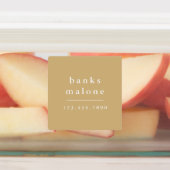 Eenvoudige Boho Rainbow Kinder Waterbestendige Naa Labels (Aangebracht)