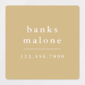 Eenvoudige Boho Rainbow Kinder Waterbestendige Naa Labels (Design 1)