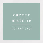 Eenvoudige Boho Rainbow Kinder Waterbestendige Naa Labels (Design 2)