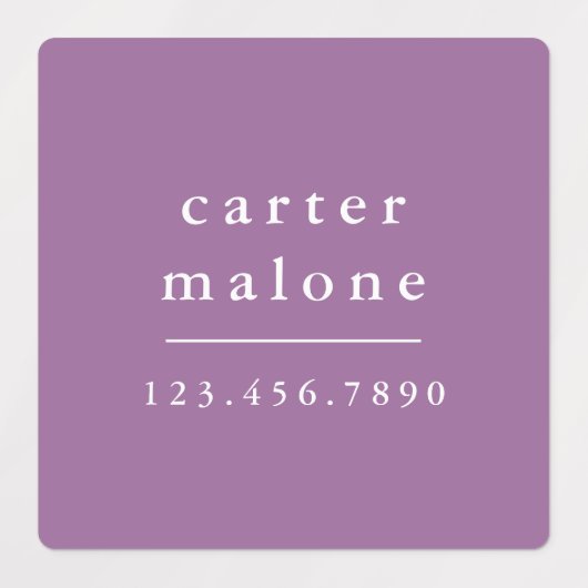 Eenvoudige Boho Rainbow Kinder Waterbestendige Naa Labels (Design 2)