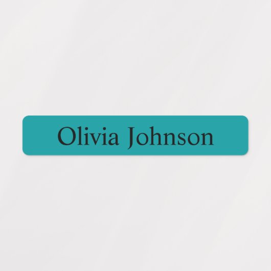 Eenvoudige Boho Rainbow Kinder Waterproof Name Lab Labels (Design 1)