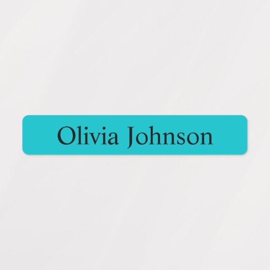 Eenvoudige Boho Rainbow Kinder Waterproof Name Lab Labels (Design 2)