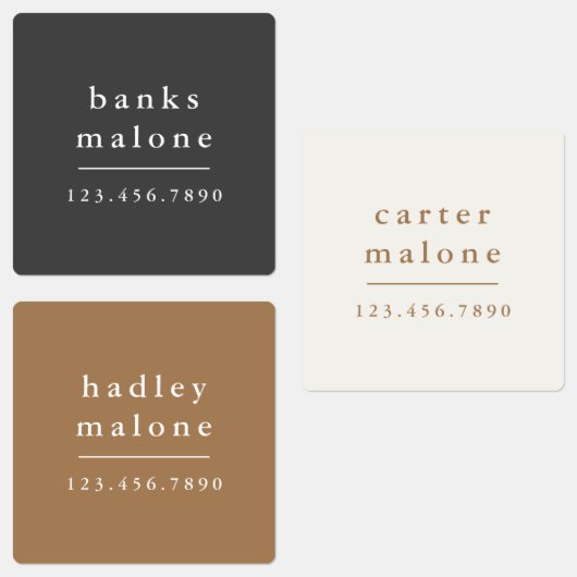 Eenvoudige Boho Rainbow Kinder Waterproof Name Lab Labels (Groep)