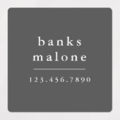 Eenvoudige Boho Rainbow Kinder Waterproof Name Lab Labels (Design 1)