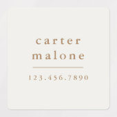 Eenvoudige Boho Rainbow Kinder Waterproof Name Lab Labels (Design 2)