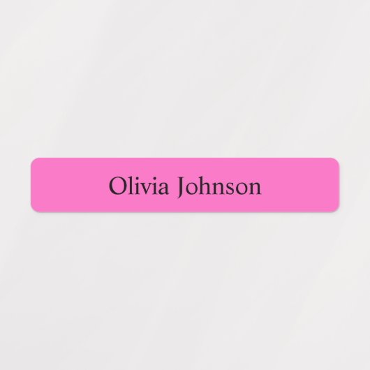 Eenvoudige Boho Rainbow Kinder Waterproof Name Lab Labels (Design 1)