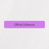 Eenvoudige Boho Rainbow Kinder Waterproof Name Lab Labels (Design 2)