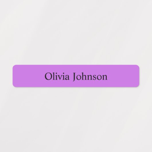 Eenvoudige Boho Rainbow Kinder Waterproof Name Lab Labels (Design 2)