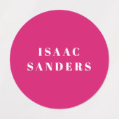 Eenvoudige Boho Rainbow Waterbestendige Kleding Na Labels (Design 1)