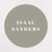 Eenvoudige Boho Rainbow Waterbestendige Kleding Na Labels (Design 1)