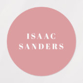 Eenvoudige Boho Rainbow Waterbestendige Kleding Na Labels (Design 1)