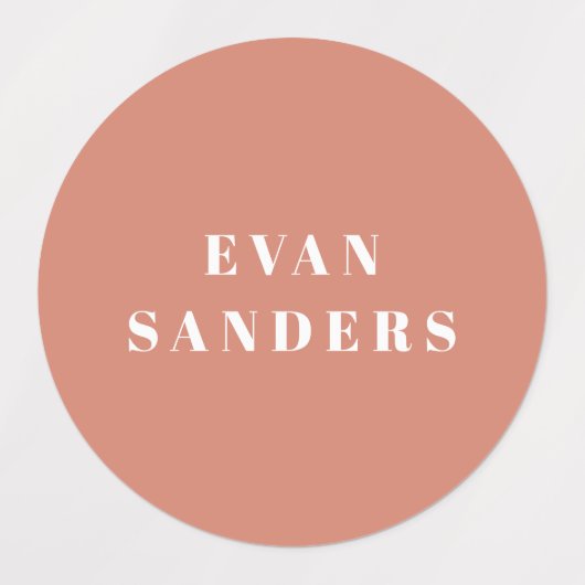 Eenvoudige Boho Rainbow Waterbestendige Naam Labels (Design 2)