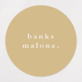 Eenvoudige Boho Rainbow Waterbestendige Naam Labels (Design 1)