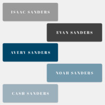 Eenvoudige Boho Rainbow Waterbestendige Naam