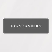 Eenvoudige Boho Rainbow Waterbestendige Naam Labels (Design 2)