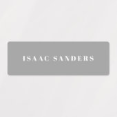 Eenvoudige Boho Rainbow Waterbestendige Naam Labels (Design 1)