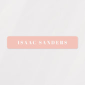 Eenvoudige Boho Rainbow Waterbestendige Naam Labels (Design 1)