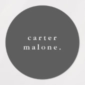 Eenvoudige Boho Rainbow Waterbestendige Naam Labels (Design 2)