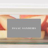 Eenvoudige Boho Rainbow Waterbestendige Naam Labels (Aangebracht)