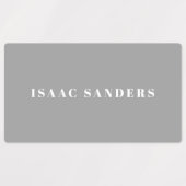 Eenvoudige Boho Rainbow Waterbestendige Naam Labels (Design 1)