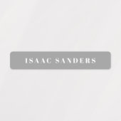 Eenvoudige Boho Rainbow Waterbestendige Naam Labels (Design 1)