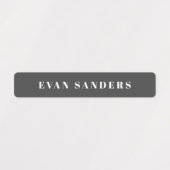 Eenvoudige Boho Rainbow Waterbestendige Naam Labels (Design 2)