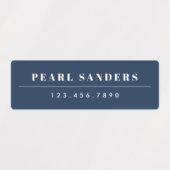 Eenvoudige Boho Rainbow Waterbestendige Naam Labels (Design 2)