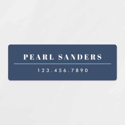 Eenvoudige Boho Rainbow Waterbestendige Naam Labels (Design 2)