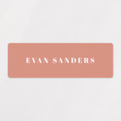 Eenvoudige Boho Rainbow Waterbestendige Naam Labels (Design 2)