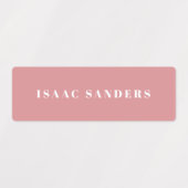 Eenvoudige Boho Rainbow Waterbestendige Naam Labels (Design 1)