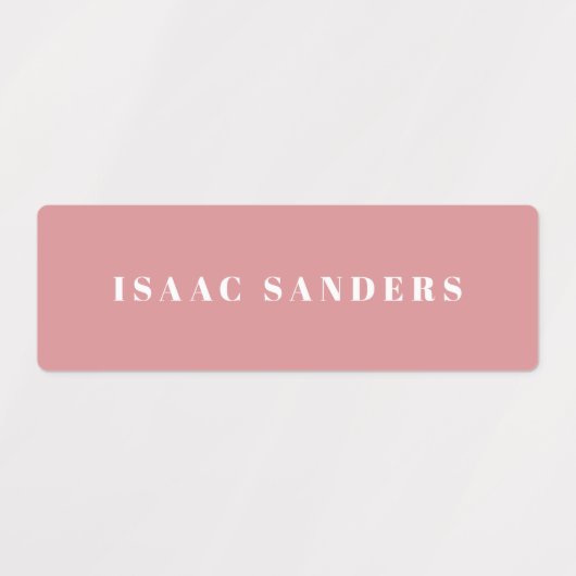 Eenvoudige Boho Rainbow Waterbestendige Naam Labels (Design 1)