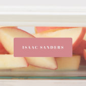 Eenvoudige Boho Rainbow Waterbestendige Naam Labels (Aangebracht)