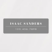 Eenvoudige Boho Rainbow Waterbestendige Naam Labels (Design 1)