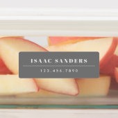 Eenvoudige Boho Rainbow Waterbestendige Naam Labels (Aangebracht)