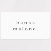 Eenvoudige Boho Rainbow Waterbestendige Naam Labels (Design 1)