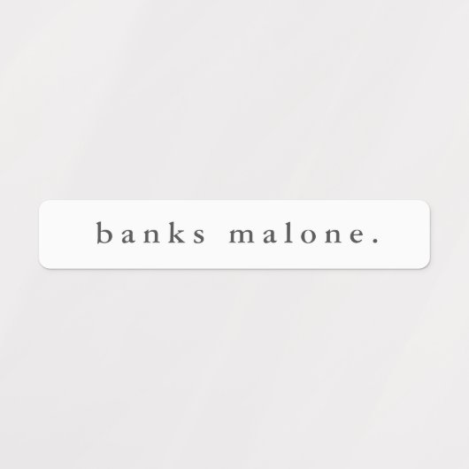 Eenvoudige Boho Rainbow Waterbestendige Naam Labels (Design 1)