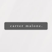 Eenvoudige Boho Rainbow Waterbestendige Naam Labels (Design 2)