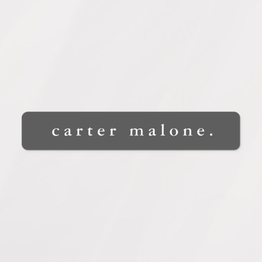 Eenvoudige Boho Rainbow Waterbestendige Naam Labels (Design 2)