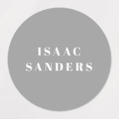 Eenvoudige Boho Rainbow Waterbestendige Naam Labels (Design 1)