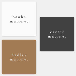 Eenvoudige Boho Rainbow Waterbestendige Naam Labels