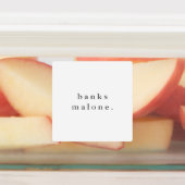 Eenvoudige Boho Rainbow Waterbestendige Naam Labels (Aangebracht)