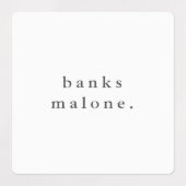 Eenvoudige Boho Rainbow Waterbestendige Naam Labels (Design 1)