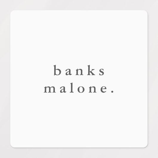 Eenvoudige Boho Rainbow Waterbestendige Naam Labels (Design 1)