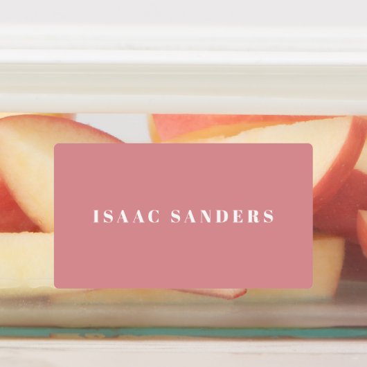 Eenvoudige Boho Rainbow Waterbestendige Naam Labels (Aangebracht)